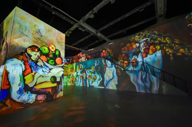 أحدث حالة شركة حول Large-Scale Projection Display Solution Immersive Space Cézanne Painting Art Exhibition
